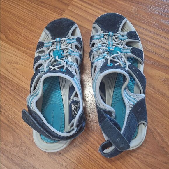 Lands' End Womens Sport Hiking Sandals Closed Toe Comfort Adjustable Size 8 B - Picture 5 of 10